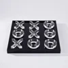 Play Game Outdoor Plastic Lucite Mini Travel Tic Tac Toe Board Game Set