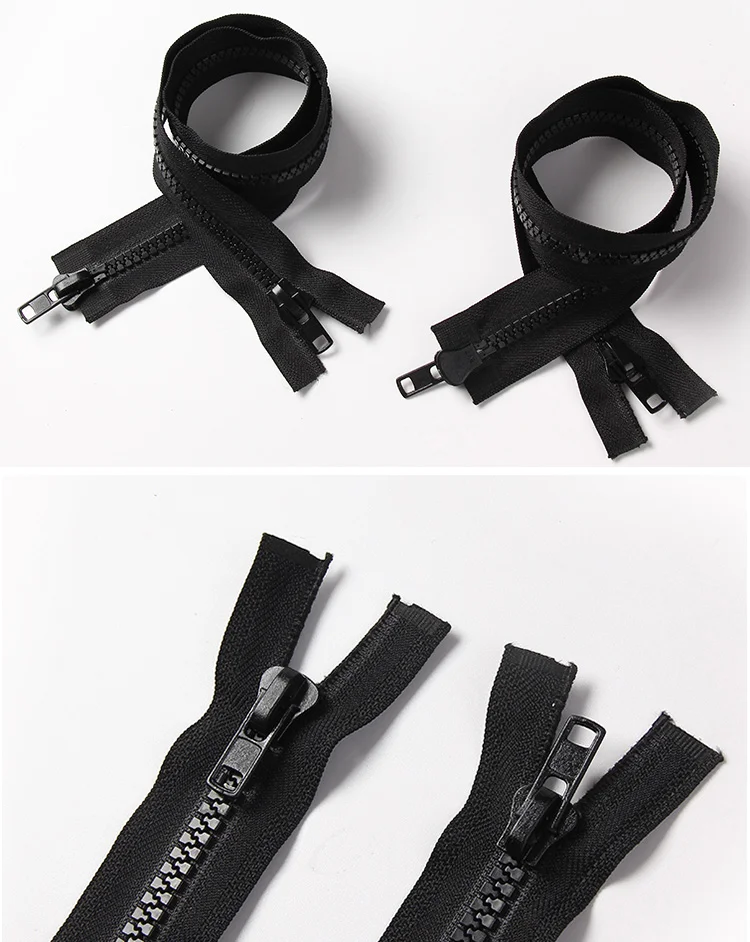 zipper black