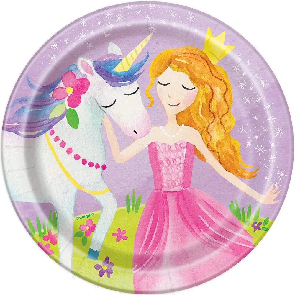 Принцесса и Единорог. Детская тарелка с принцессой. Вебб день рождения принцессы. Игра принцесса и Единорог на диске. Зажигалка и платье принцессы юникорн