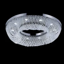 new luxury round ceiling chandelier crystal LED chandelier light modern lighting with remote control for shop/hotel /home