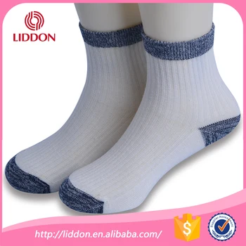 boys white cotton socks