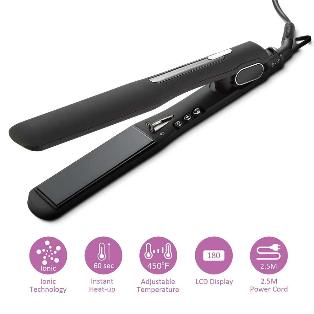 2018 new arrivals zig zag hair straightener hair flat irons