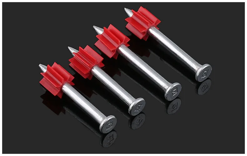 Powder Actuated Nail Gun Concrete Nails With Plastic Washer Buy