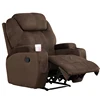 Reclining Remote Control Fabric Recliner Sofa