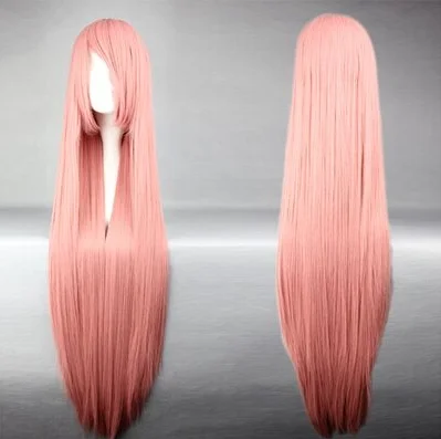 light pink cosplay wig