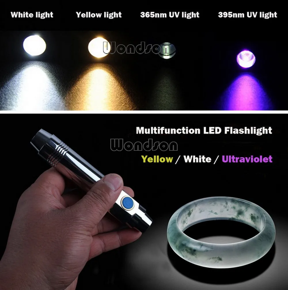Oem Genuine Jade Jewelry Crystal Detector 365nm Uv Black Light