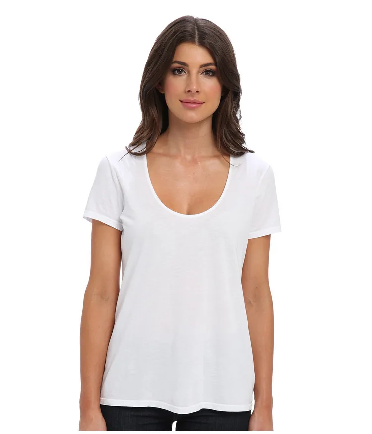 plain cotton t shirts for womens