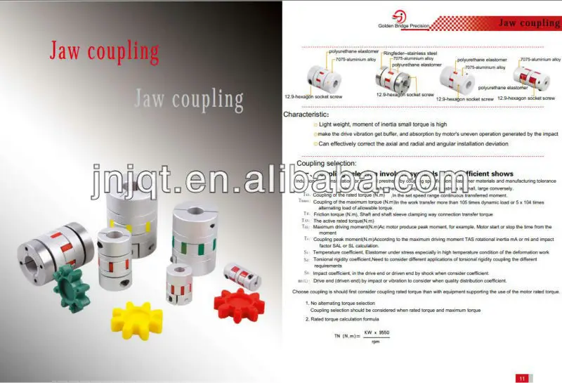 Rotex Spider Coupling Size Chart