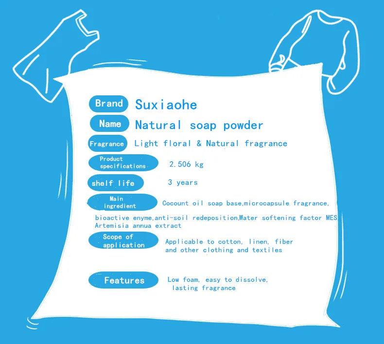 soap powder ingredients