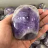 Wholesale Natural Amethyst Flat Polished Palm Stone,Amethyst Furnishing articles,Amethyst eggs