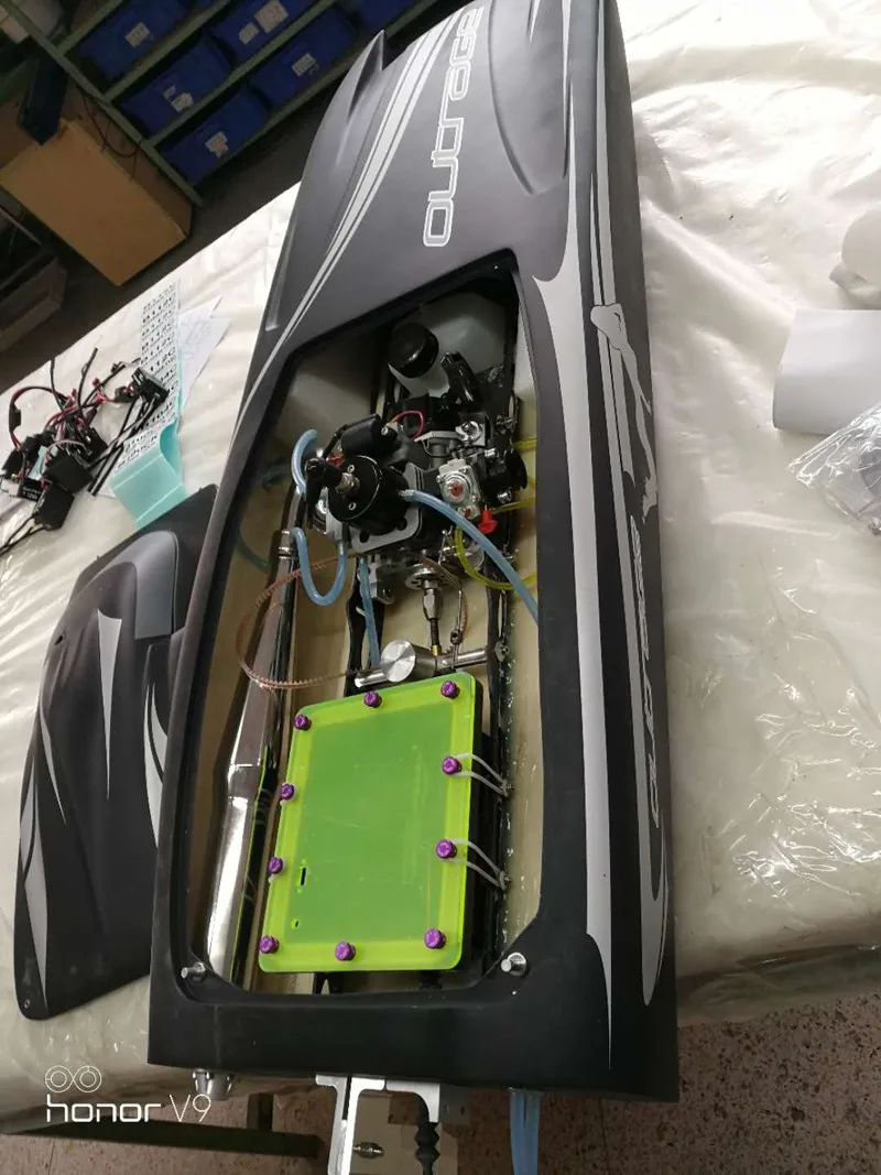 Buy Directly From Factory 2.4g Rc Gas Boat 26cc Engine Rtr Big Size Boat Catamaran For Sale