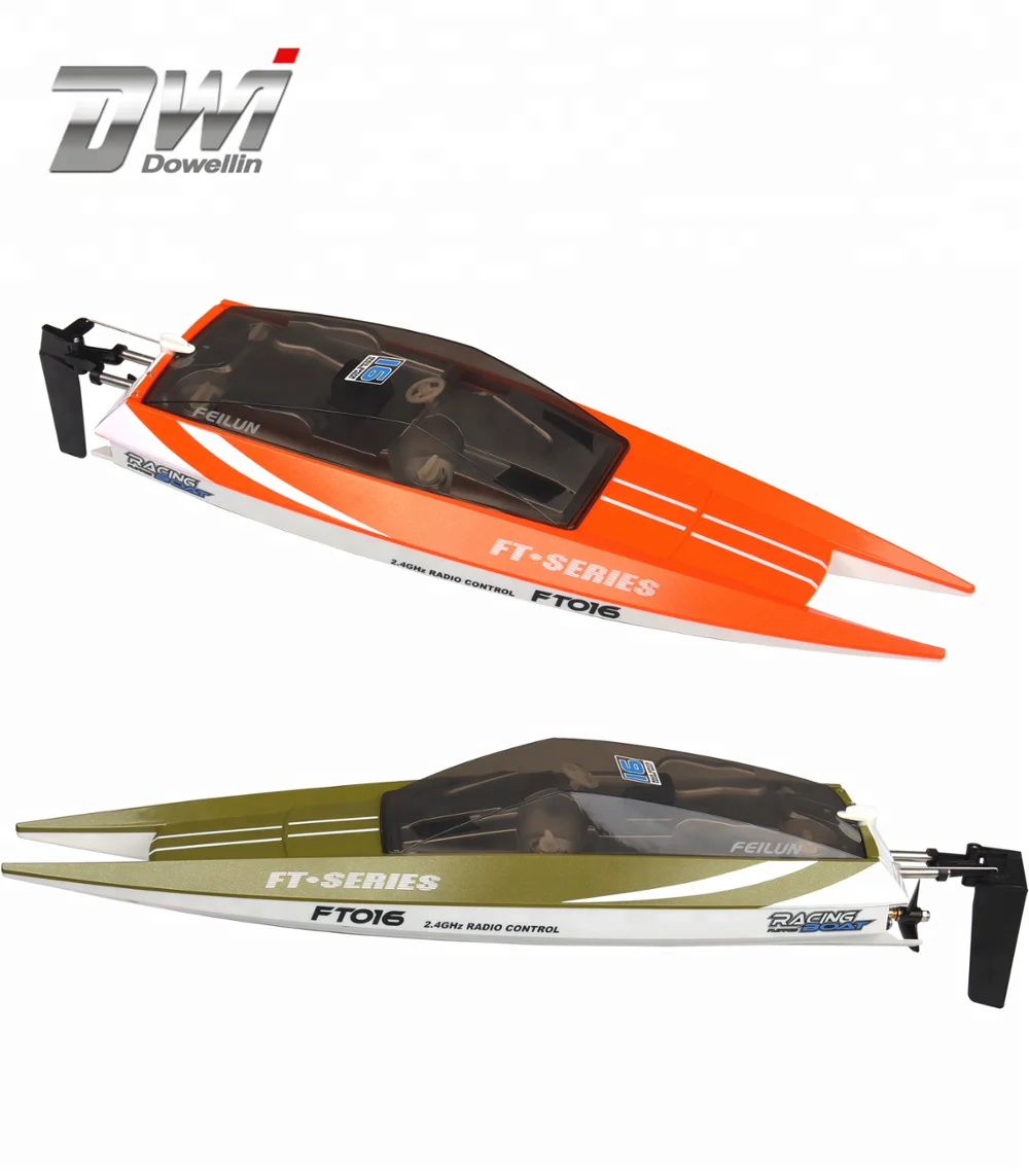 DWI Dowellin 2.4G 4 Canaux Longue Port&eacute;e RC Bateau Vitesse &Agrave; 30 km/h
