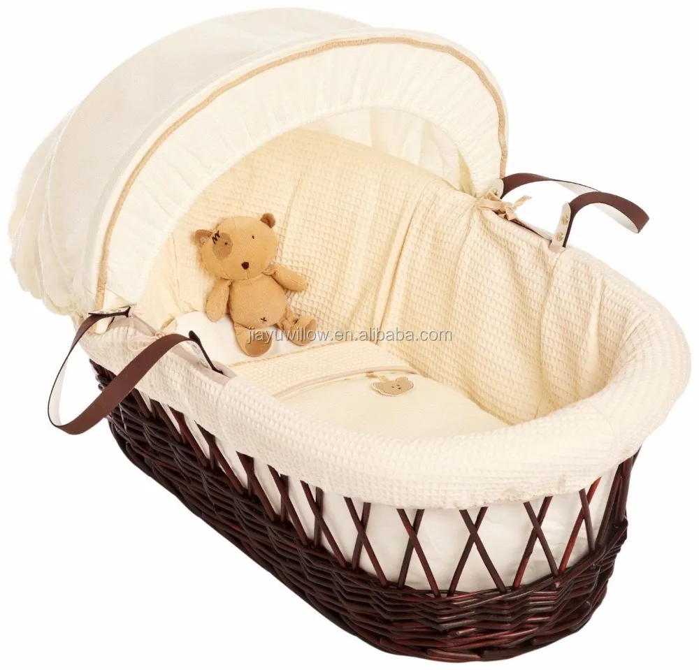 hooded moses basket