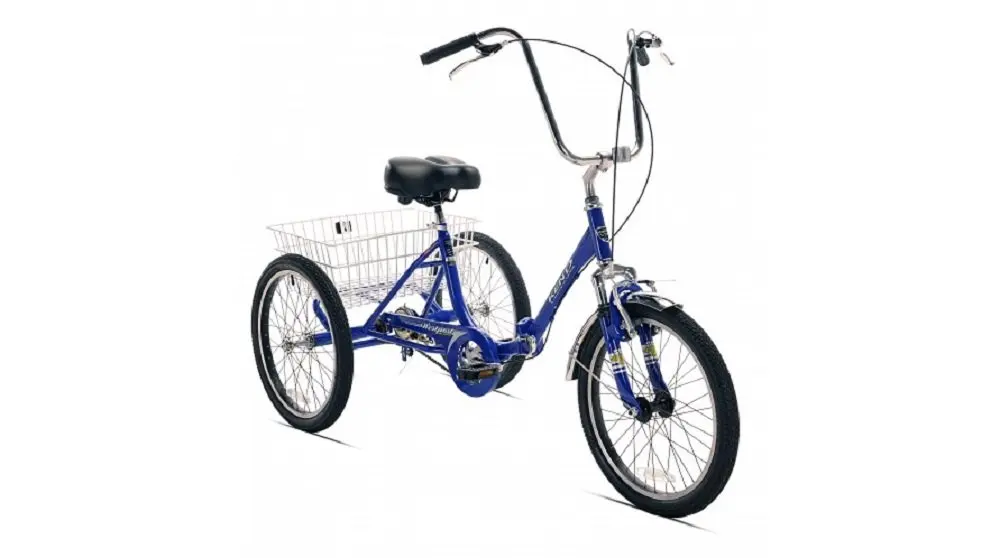 trifecta folding 3 wheel bike