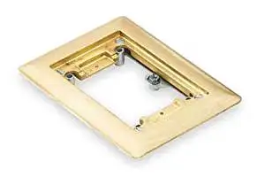 6-1/2" Floor Box Cover, Steel City, P 64 Cp