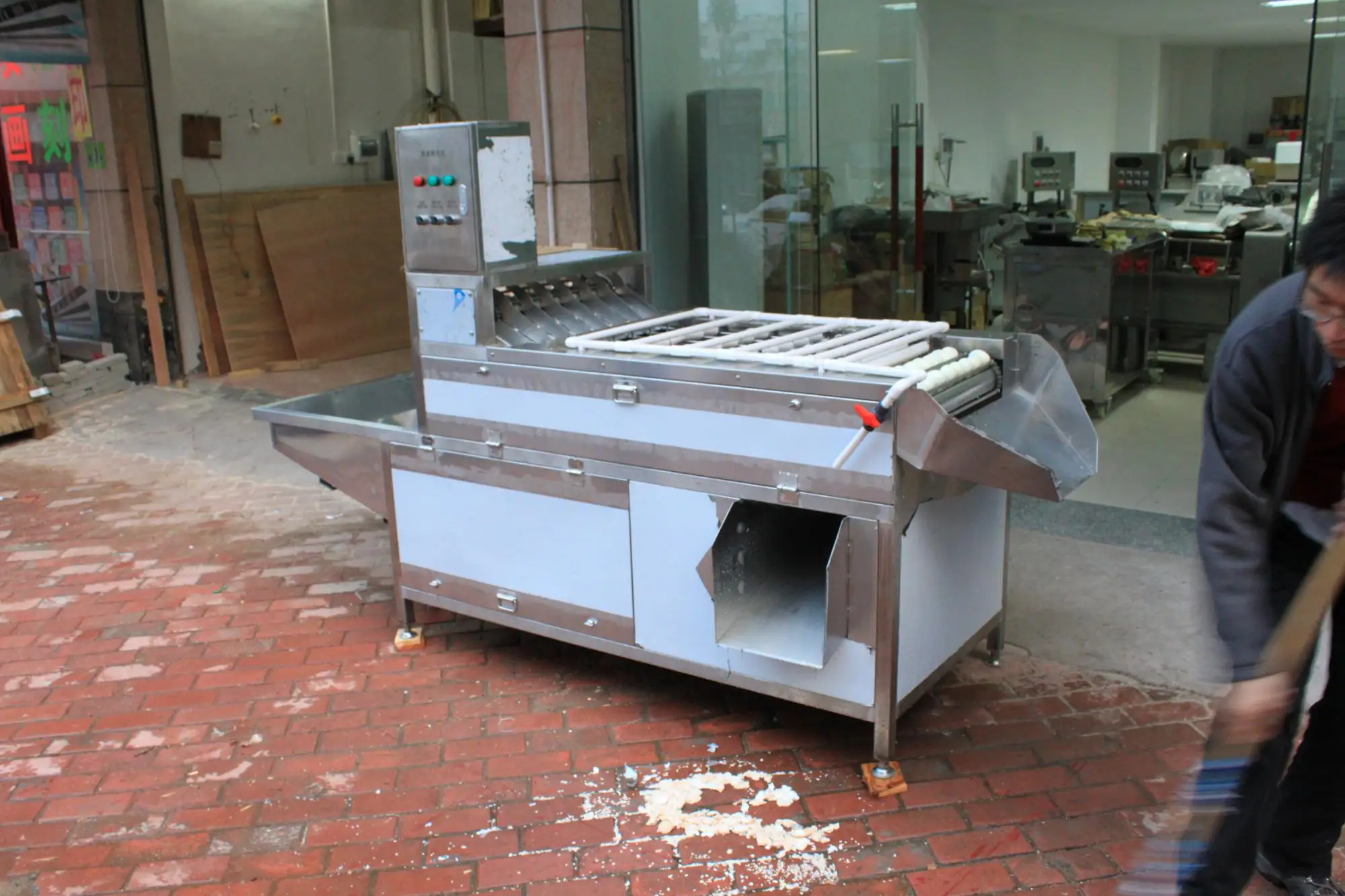 ft-200 熟鸡蛋脱壳机,鸡蛋削皮器 (wechat:   8618218192486)