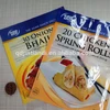 Wholesale custom printed food grade spring rolls food plastic packaging bag
