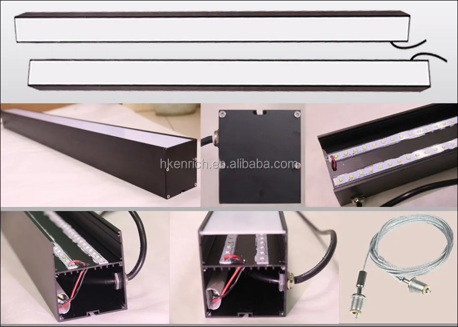 Modern lighting led industrial linear light for warehouse