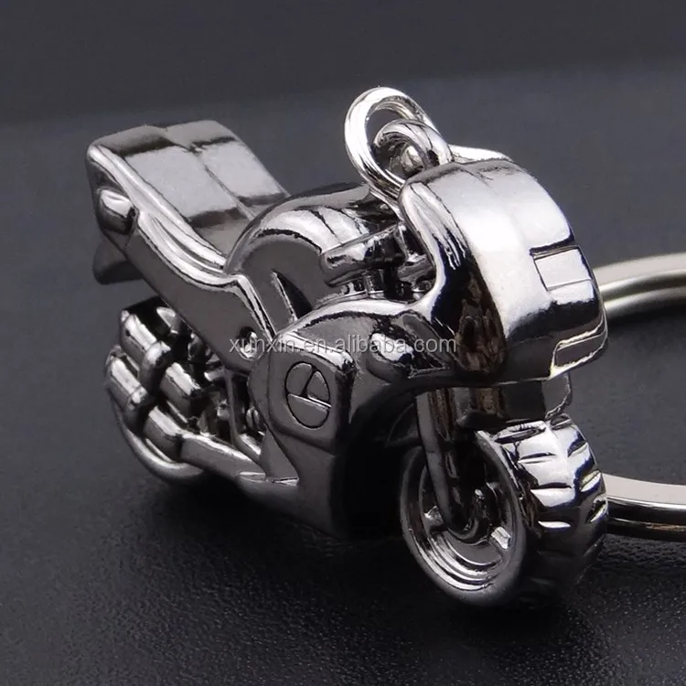 Promotional Gifts Metal 3d Cool Moto Keychain Helmet Key Ring Key Chain