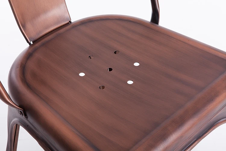 Cheap Industrial Cafe Antique Design Coffee Shop Chair Metal