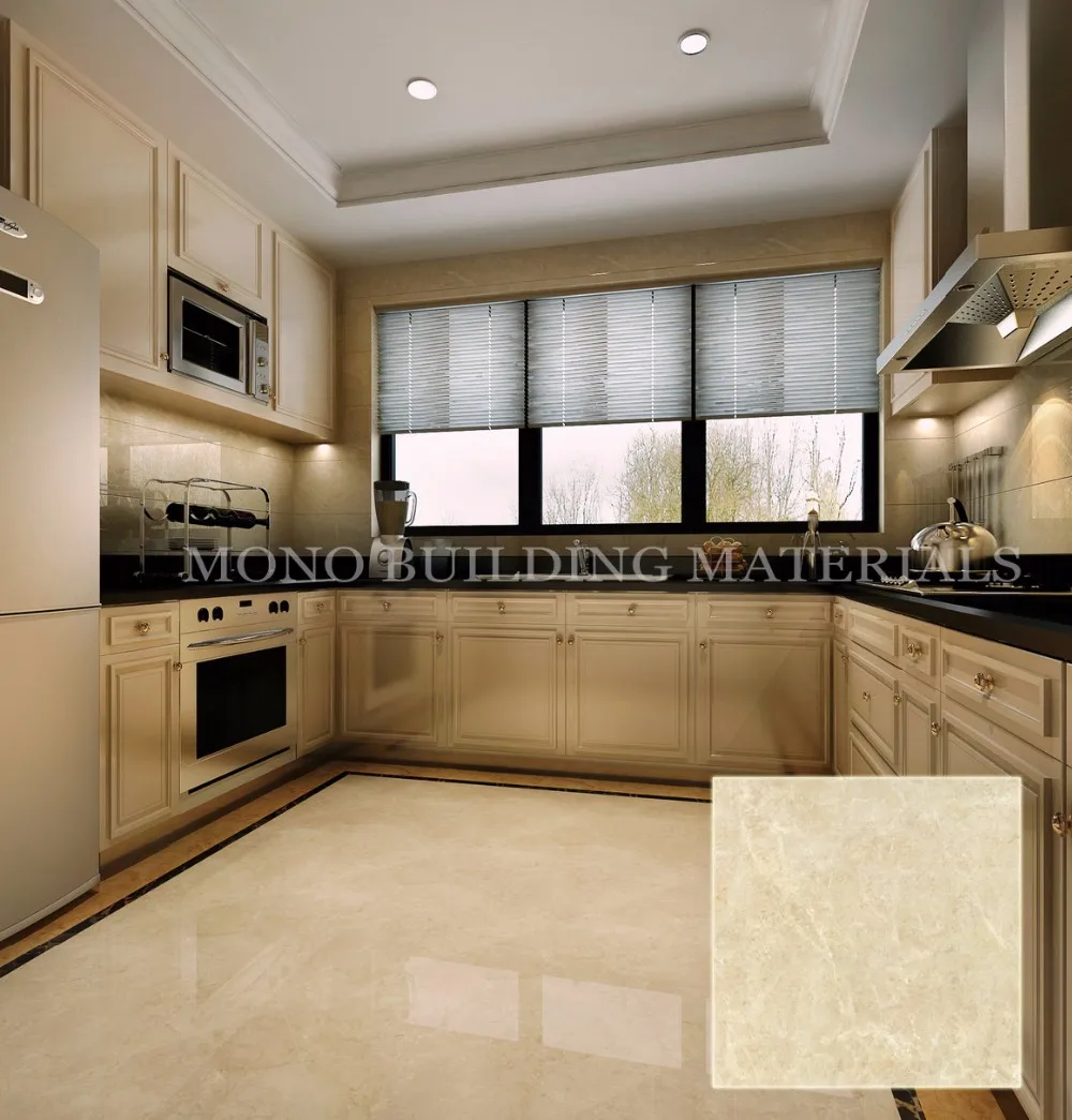 Beige Marble Look Vitrified Ceramic Kitchen Wall Tile Buy Vitrified