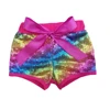Wholesale Hot Selling Baby Girls Sequin Shorts With Bowknot