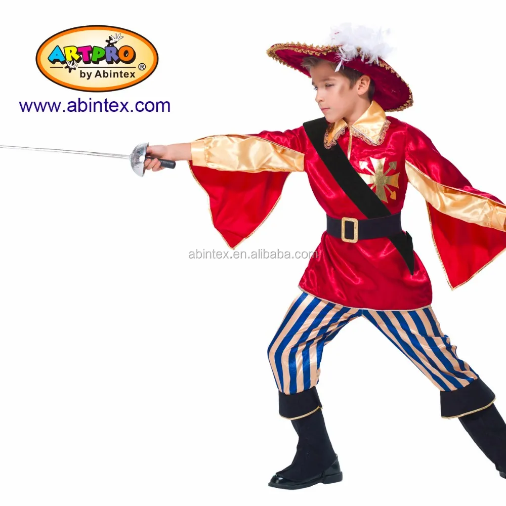 Musketeer Costume (16-2305) As Party Costume For Boy With Artpro Brand ...