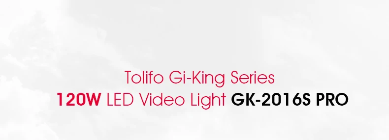 China Supplier Tolifo Professional High Power 120w Daylight LED Studio Continuous Video Light for Film Shooting