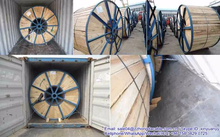 12/24kV single core armored 630mm aluminium conductor XLPE cable