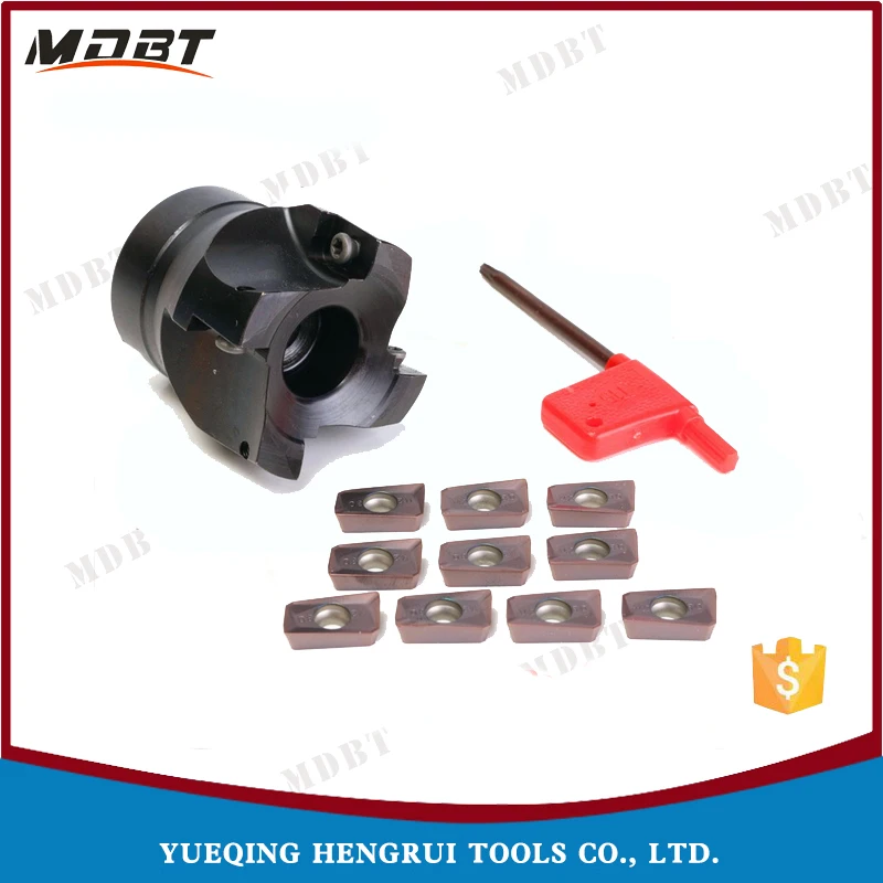 10pcs APMT1604 miiling Inserts BAP400R-50-22 4 Flute Face End Milling Cutter