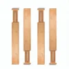 Bamboo Drawer Organizers Spring Adjustable & Expendable Drawer Dividers