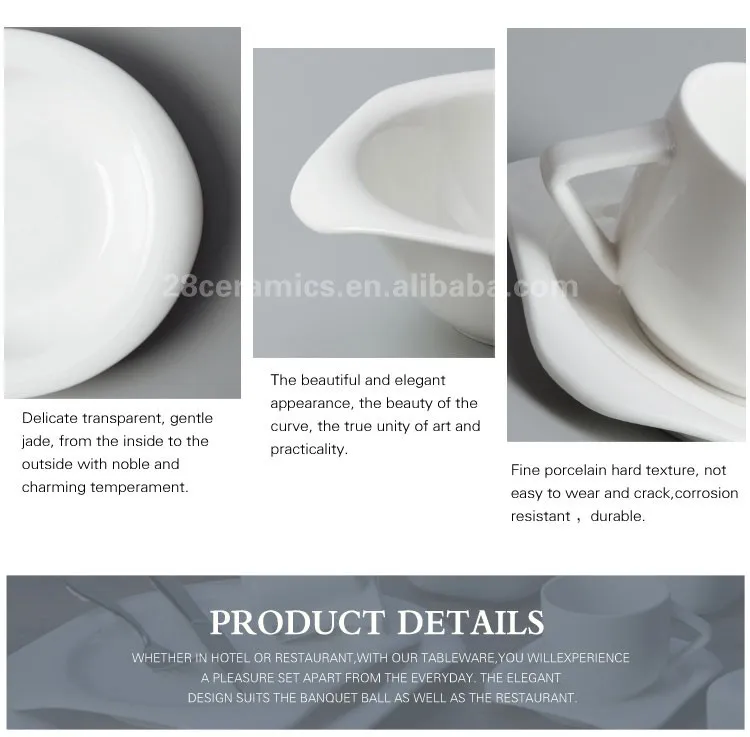 Modern porcelain wedding restaurant 7"9"11" round plate set ceramic plate set dinnerware