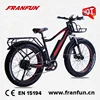 FRANFUN 48V11.6AH bafang 500W beach ebike engine powered fat bike electric snow bike
