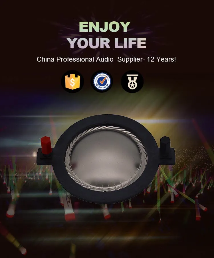 74.5mm Titanium Voice Coil Compression Driver Tweeter Replacement Diaphragm