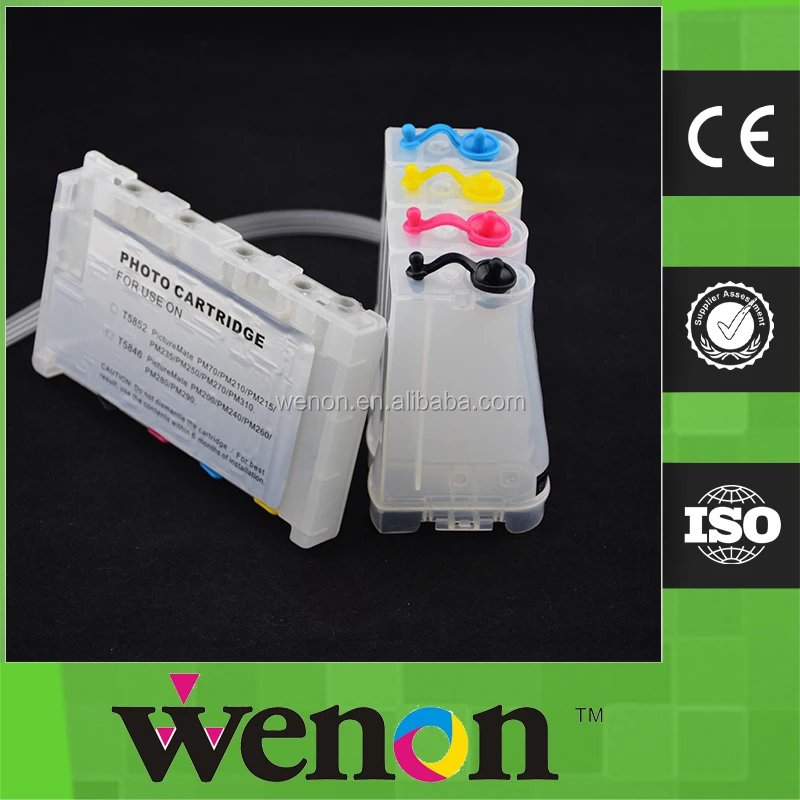 Amazon.com: Epson PM225 PictureMate Charm Compact Photo Impresoras de  Inyección de tinta + Epson T5846 PictureMate 200-Series Pack de impresión  (Incluye tinta y papel) Glossy 4 x 6 150 hojas + Cable