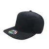 black sports plain unbranded embroidery custom printing wholesale snapback caps