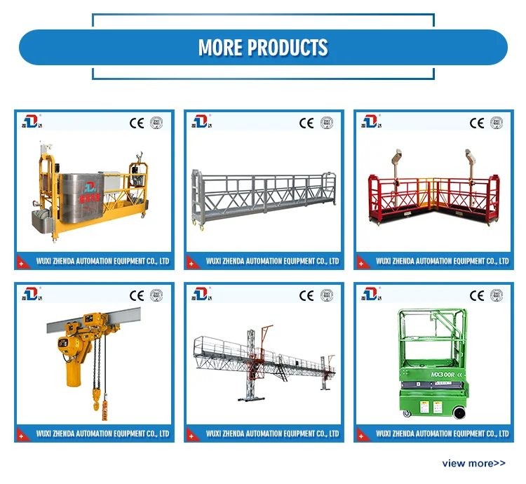 New Building Maintenance Gondola Lift Construction Gondola With