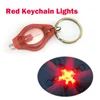 Factory OEM Hiking Camping Mini Red Shell Red LED Keychain Light