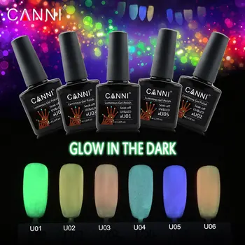 70701 Canni Acrylic Nail Art Hot 6 Color 7 3ml Glow In The Dark 70701 Canni Acrylic Nail Art Hot 6 Color 7 3ml Glow In The Dark