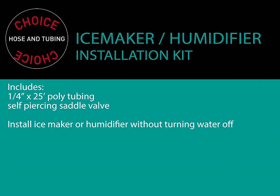 1/4 25 Feet With Self Piercing Saddle Valve Ice Maker And Humidifier
