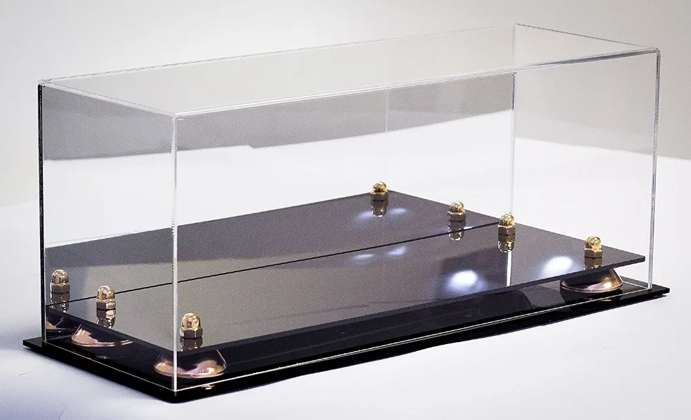 Deluxe Acrylic Double Mini Football Helmet Or Mini Goalie Mask Display