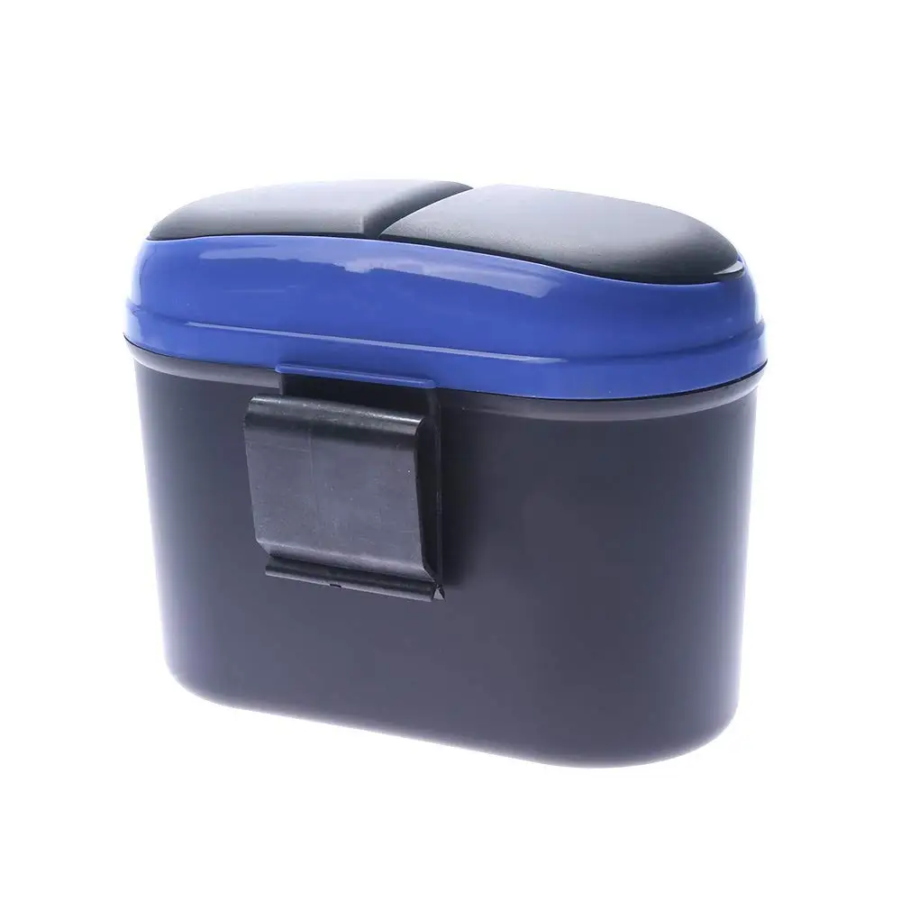 Leakproof Durable Reliable Quality Gray WSERE Vehicle Car Small Trash Can Mini Auto Garbage Cans Rectangle Waste Container Basket Bin with Lid