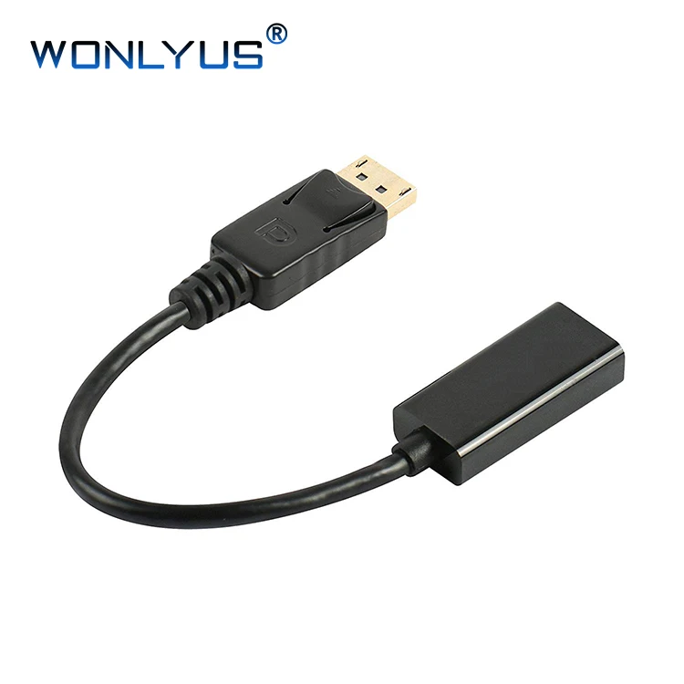 4k* 2k DisplayPort to HDMI Adapter cable DP Male to hdmi Female converter for DisplayPort Enabled Desktop - ANKUX.COM