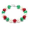 Mardi Gras Rhinestone Beads Necklace for Children