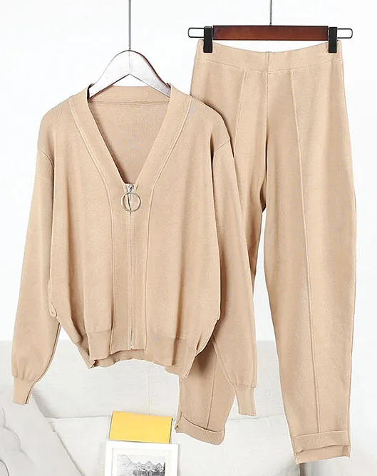 womens cashmere jogger set