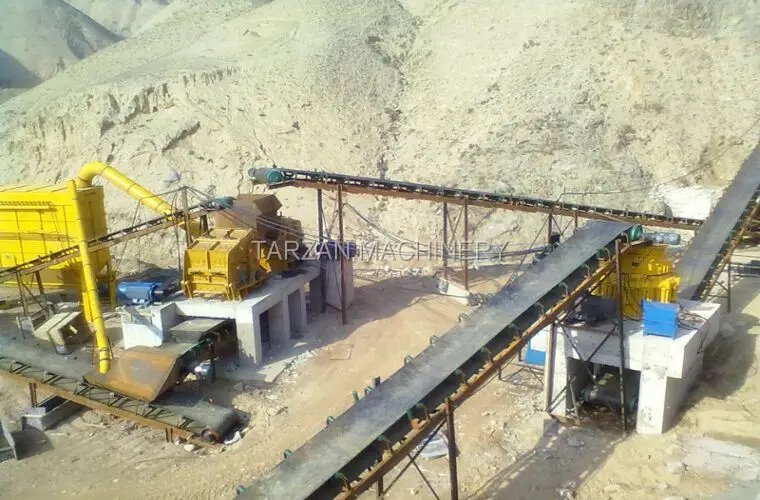 Widely used conveyor belt and hopper from Tarzan machinery