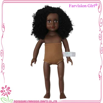 Baby Black Girl Nude - African American Doll Custom 18\