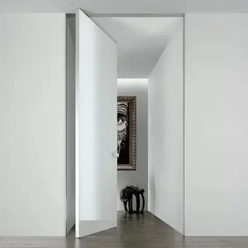 Living Room Wood Mdf Hidden Door White