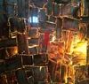 Luxury stone translucent tabletop fossil wood tile