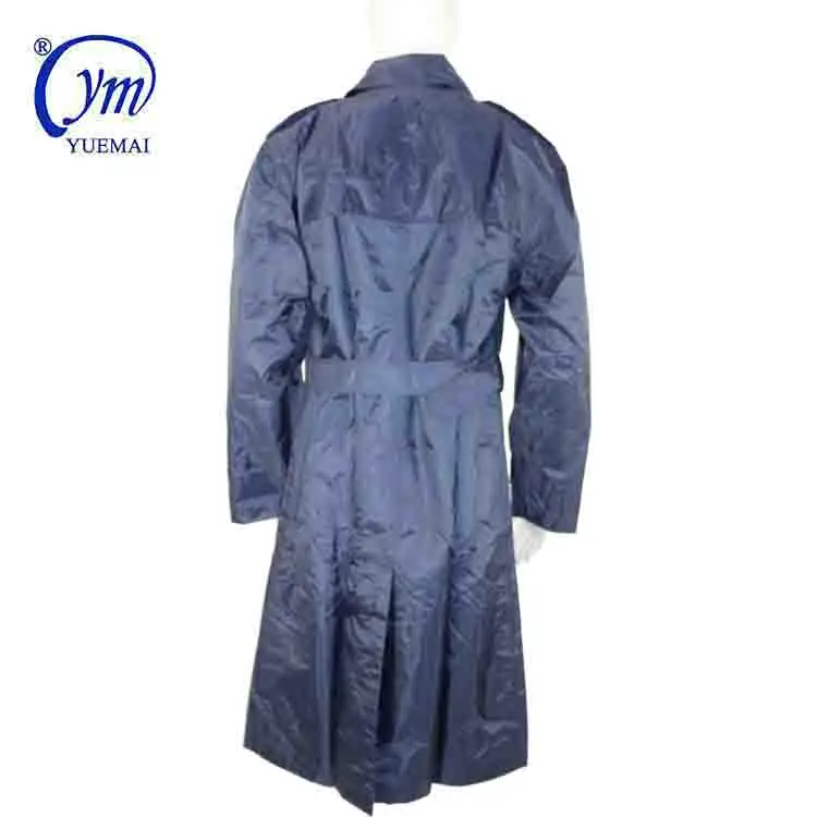 navy blue raincoat with hood